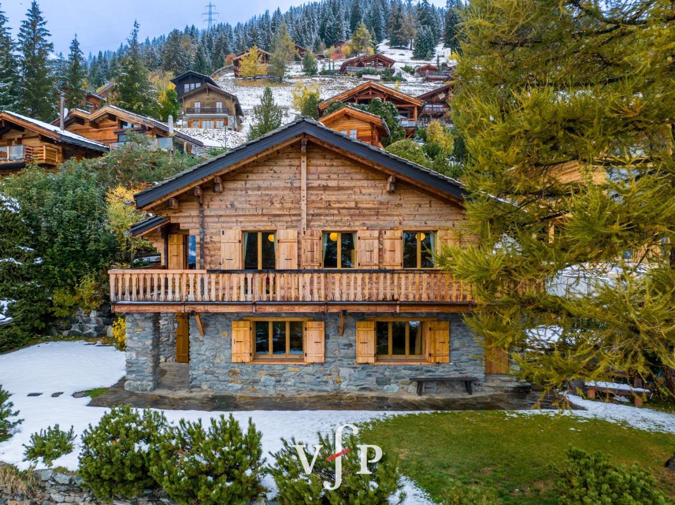 L'Alouvy Winter Dream Chalet For Family At Verbier Villa Exterior photo